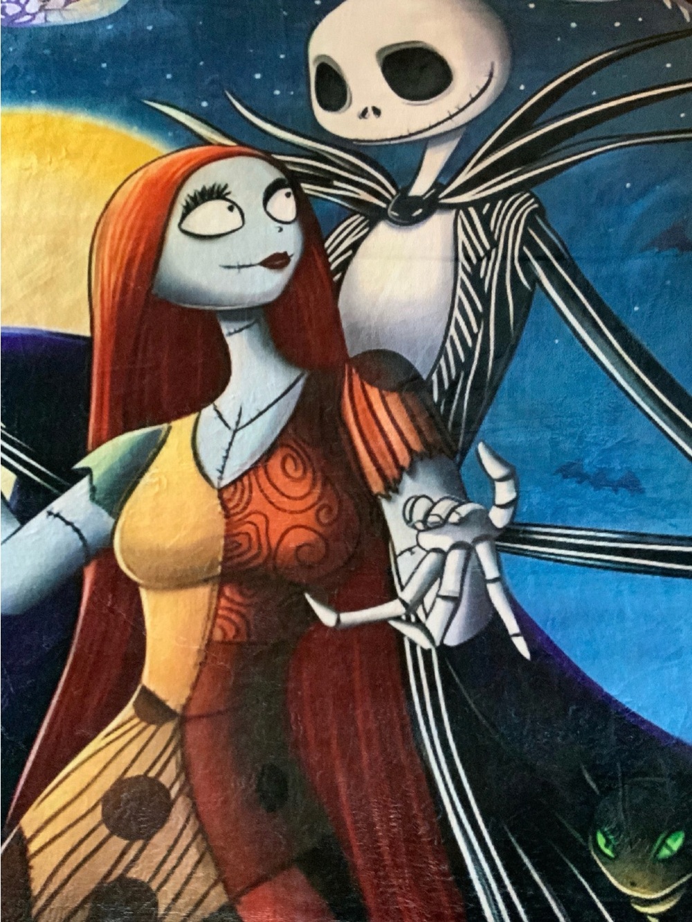Nightmare Before Christmas Couple Blanket